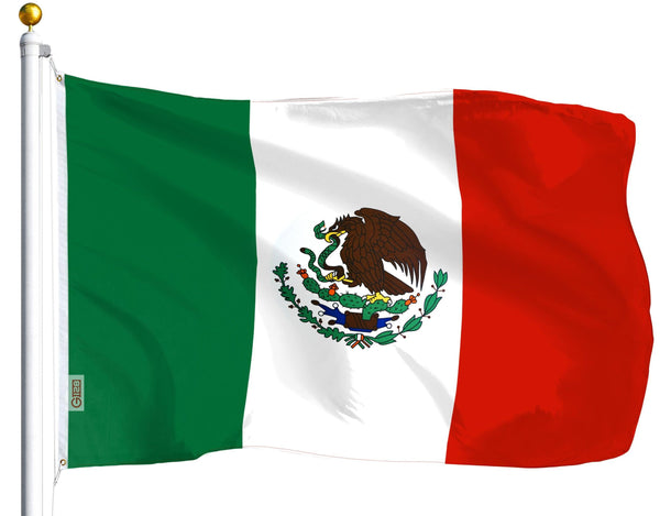 Mexico Mexican Flag 100D Printed Polyester 3x5 Ft Bandera de México