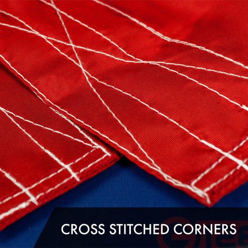 American Flag 300D Embroidered Polyester 5x8 Ft