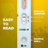 2 Pack - WELLlife COVID-19 at Home Self Test | Results in 10 Minutes, FDA Authorized COVID Home Test, with Non-invasive Nasal Swab, Easy to Use & No Discomfort