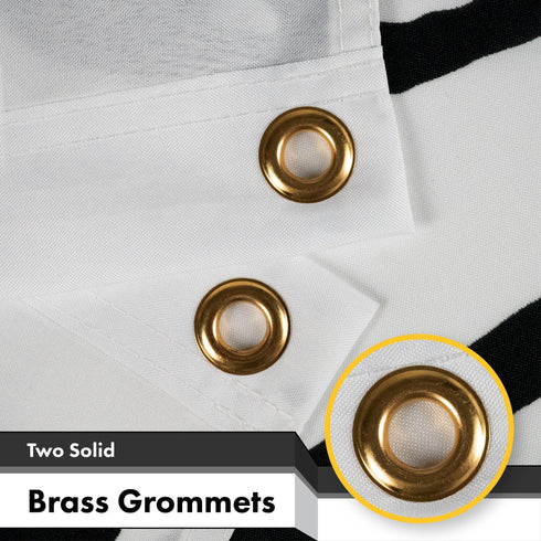 Join, or Die White Flag 3x5 Ft 3-Pack Printed 150D Polyester By G128