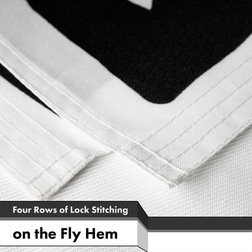 Join, or Die White Flag 3x5 Ft 3-Pack Printed 150D Polyester By G128