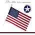 American Flag 210D Embroidered Polyester 2x3 Ft - with Pole Sleeve