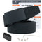 OPS 1.0 EDC Belt 1.5" Width Ballistic Nylon for Everyday Carry, Standard Up to 46" Waist, Black