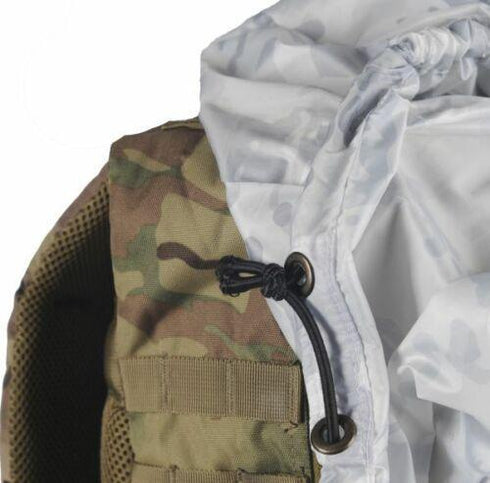 Eosphorus Multicam Alpine Winter Camouflage Backpack Cover Water Repellent Anti dust Ultra Lightweight for Cycling Sports Hiking Camping Hunting