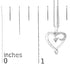 .925 Sterling Silver Diamond Accent "I LOVE YOU MOM" Heart Pendant Necklace (J-K Color, I2-I3 Clarity) - 18" Inches