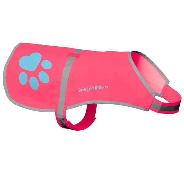 Dog Reflective Vest – Multiple Color Options with Hi Vis Fluorescent Visibility Helping to Safeguard Your Pet On Off Leash in Urban & Rural Areas.