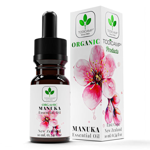 100% Pure Manuka Oil from New Zealand | Therapeutic Grade Essential Oil for Wound Care Skin Soothing Nail & Scalp Health | Organic Undiluted Cold Pressed Manuka for Face Hair & Body