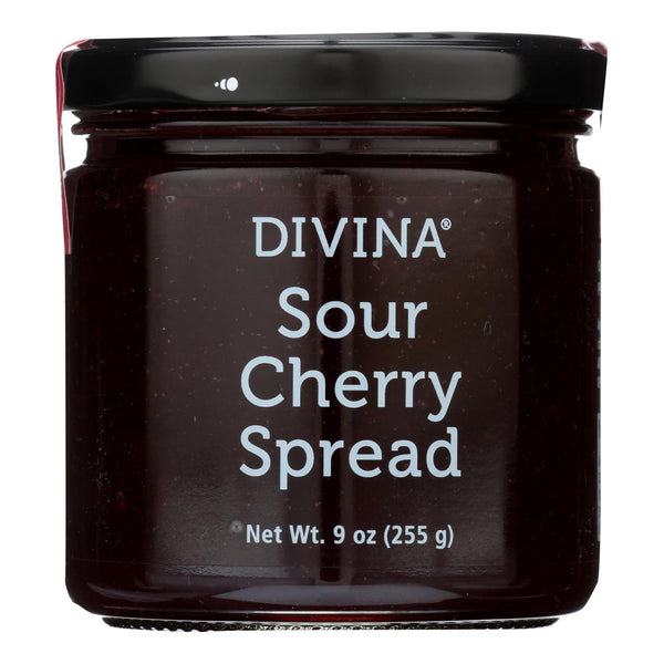 Divina - Spread - Sour Cherry - Case Of 12 - 9 Oz