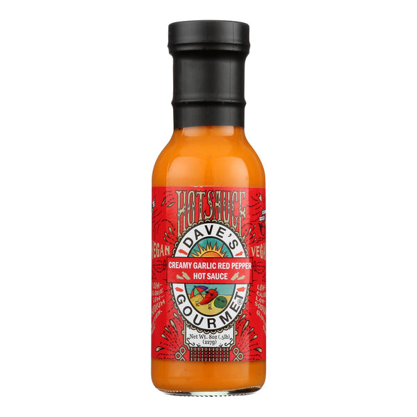 Dave's Gourmet - Hot Sauce - Creamy Garlic Red Pepper - Case Of 6 - 8 Fl Oz