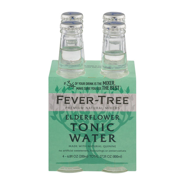 Fever - Tree Elderflower Tonic Water - Tonic Water - Case Of 6 - 6.8 Fl Oz.