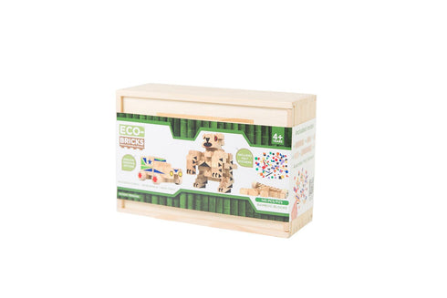 Eco-bricks Bamboo 145pcs + felt