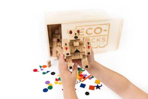 Eco-bricks Bamboo 145pcs + felt