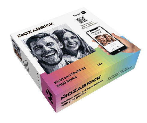 MOZABRICK Photo Construction Set Model S - Transform Any Picture into a Mosaic Wall Art Using Our Constructor and Free App!