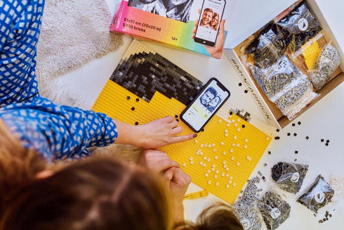 MOZABRICK Photo Construction Set Model S - Transform Any Picture into a Mosaic Wall Art Using Our Constructor and Free App!