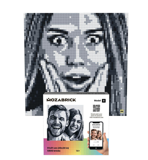 MOZABRICK Photo Construction Set Model S - Transform Any Picture into a Mosaic Wall Art Using Our Constructor and Free App!