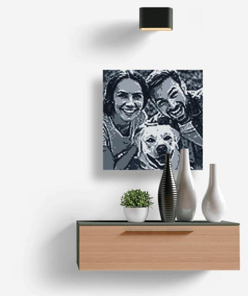 MOZABRICK Photo Construction Set Model S - Transform Any Picture into a Mosaic Wall Art Using Our Constructor and Free App!