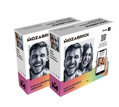 MOZABRICK Photo Construction Set Model S - Transform Any Picture into a Mosaic Wall Art Using Our Constructor and Free App!