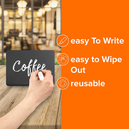 10 Pack Mini Chalkboard Signs for Food 3x4 inch Party Buffet Tables Wedding Bakery Small Chalkboard Signs Mini Chalkboard Signs for Food Chalkboard Buffet Signs Table Sign Chalkboard