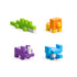 PIXIO Mini Safari - 137 Magnetic Blocks in 6 Colors