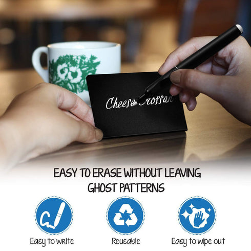 30 Pack Mini Chalkboard Signs 4 x3 for Food Buffet Tables Small Chalkboard Sign Mini Chalkboard Signs for Food Table Chalkboard Signs Mini Blackboard Signs for Food Buffet Food Cards