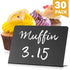 30 Pack Mini Chalkboard Signs 4 x3 for Food Buffet Tables Small Chalkboard Sign Mini Chalkboard Signs for Food Table Chalkboard Signs Mini Blackboard Signs for Food Buffet Food Cards