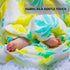 Muslin Swaddle Blanket Large 47 x47 Pineapple Print Super Soft Breathable Bamboo Cotton for Newborn Infant Baby Receiving Swaddling Blanket Wrap Boys Girls