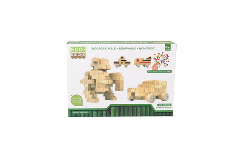 Eco-Bricks Bamboo Education Set 180pcs