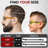 SIGONNA Sunglass Strap Eyeglass Holder No Tail Glasses Strap Lanyard Adjustable Eyeglass Strap for Men Women Silicone Eye Glasses String Strap 2 Cords