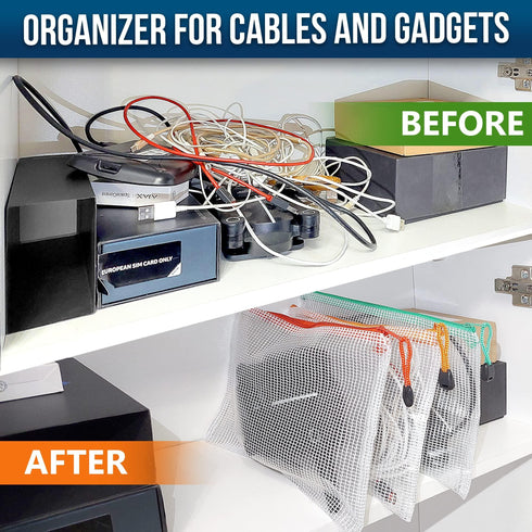 10 Pack Plastic Zipper Pouches A5 for School Office Supplies Cosmetics Tax Papers Travel Accessories Receipts Makeup Small Mesh Zipper Bags for Storage Waterproof Small Mesh Pouch with Zipper