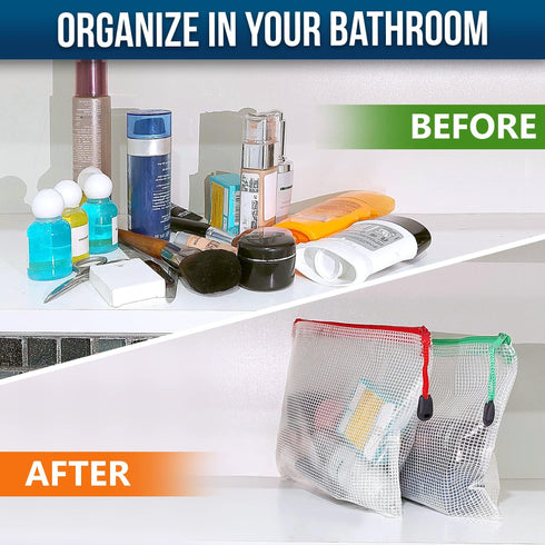 10 Pack Plastic Zipper Pouches A5 for School Office Supplies Cosmetics Tax Papers Travel Accessories Receipts Makeup Small Mesh Zipper Bags for Storage Waterproof Small Mesh Pouch with Zipper