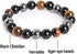 Black Obsidian Hematite Triple Protection Bracelet Blue Tiger Eye Beads Bracelets Lava Stone bracelets for Men and women 10MM or 8MM