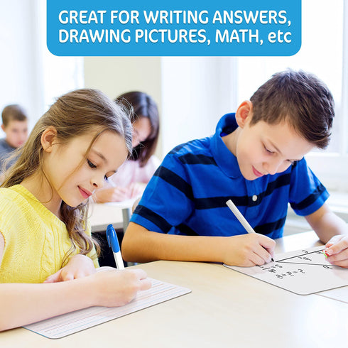 10 Pack Mini Dry Erase Board Lapboard 9x12 Inch Small Dry Erase White Board for Kids Students Classroom Home and Office Work Portable Student Mini Whiteboards 9 x 12 Inch