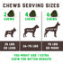 Green Lawn Chews for Dogs - Natural Dog Urine Neutralizer for Lawn with Cranberry, Probiotics, ACV & Digestive Enzymes - 180 Chews for Healthy Bladder, Urinary Tract - Grass Burn, Yellow Spots Treats