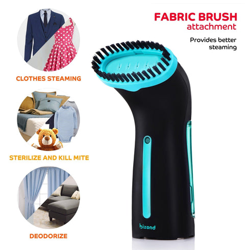 Steamer for Clothes Travel Handheld Portable Steamer for Garment and Fabric No Spitting Safe and Little Handy Compact Mini Clothing Steamer and Curtain with Accessories Black