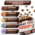 Great Poop Probiotics for Dogs Dog Stool Softener Fiber for Dogs Supplement 6 Probiotics and Digestive Enzymes Healthy Gut Firm Stool & Diarrhea Relief 120 Chews