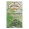 Twinings Tea Jacksons Of Piccadilly Tea - Pure Peppermint - Case Of 6 - 20 Bags